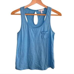 Y2K Delia's | Blue Tiny Pocket Racerback Scoop Neck Tank Top Junior Size Medium